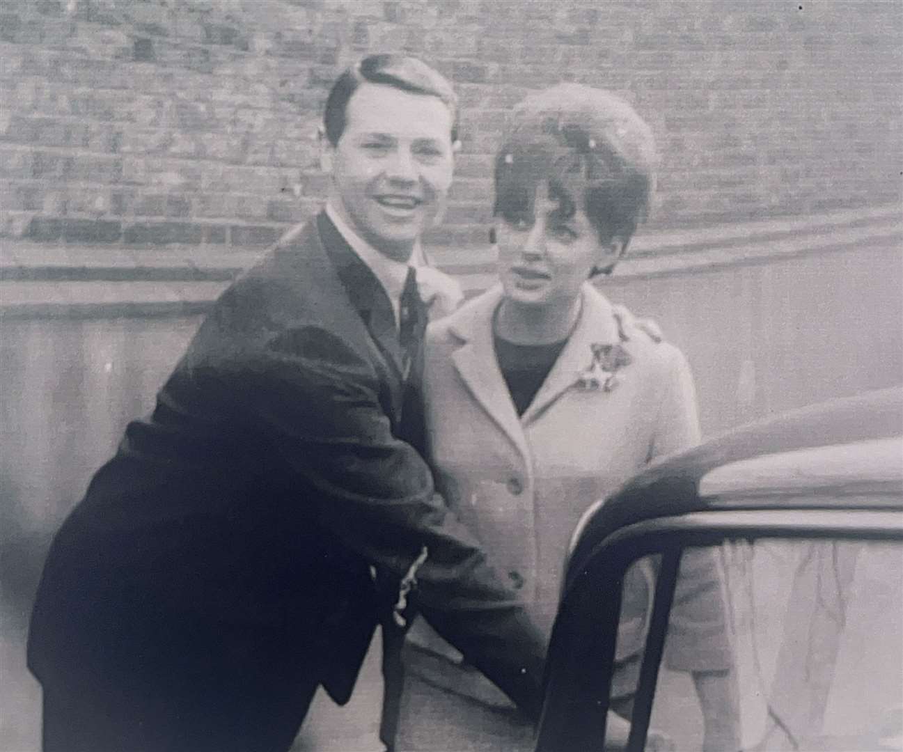 The couple on their wedding day. Picture: Roger Easterby