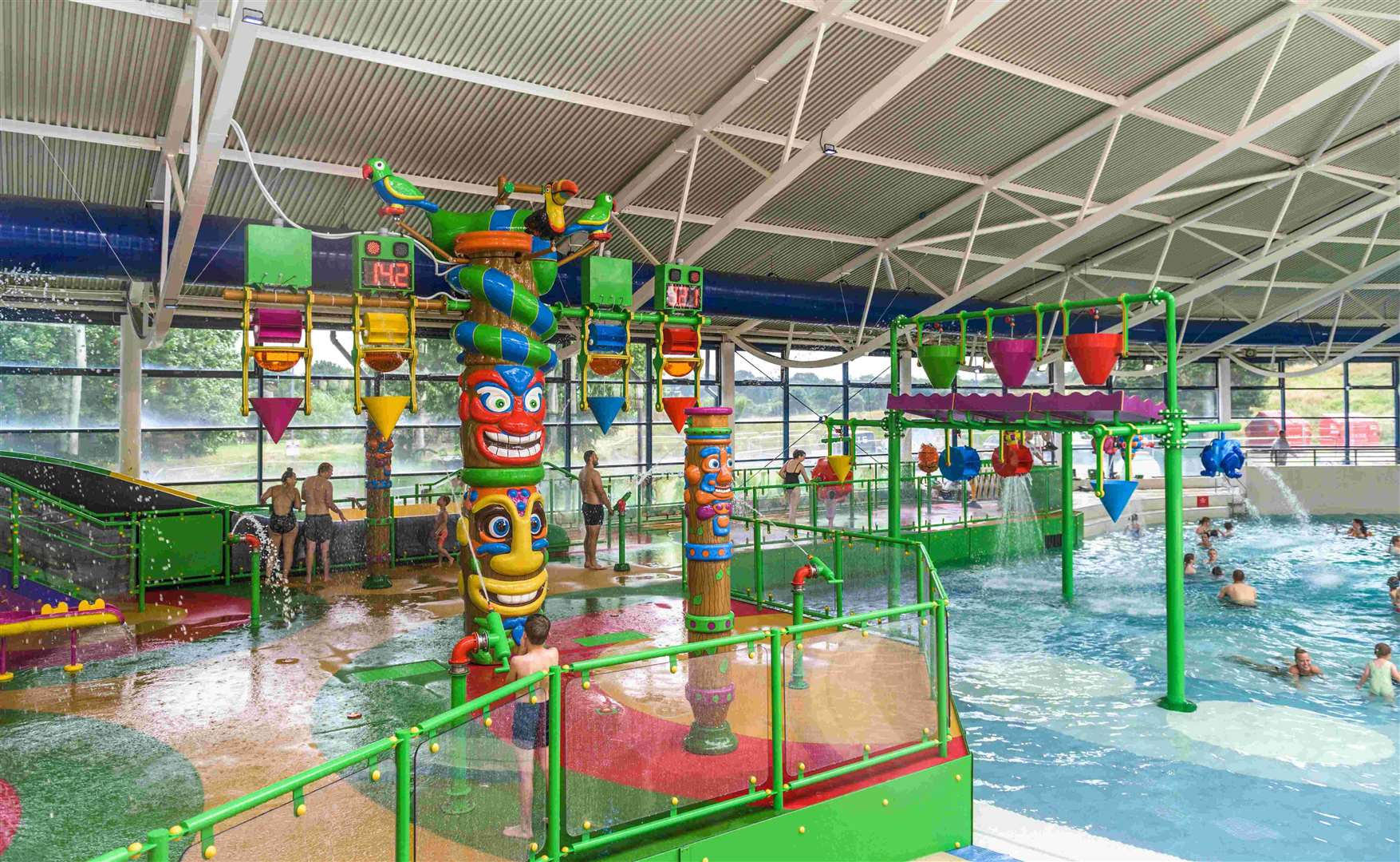 The new look splash pool at Maidstone Leisure centre