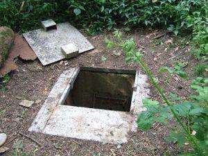 Hatch leading down the Hollingbourne Zero Station