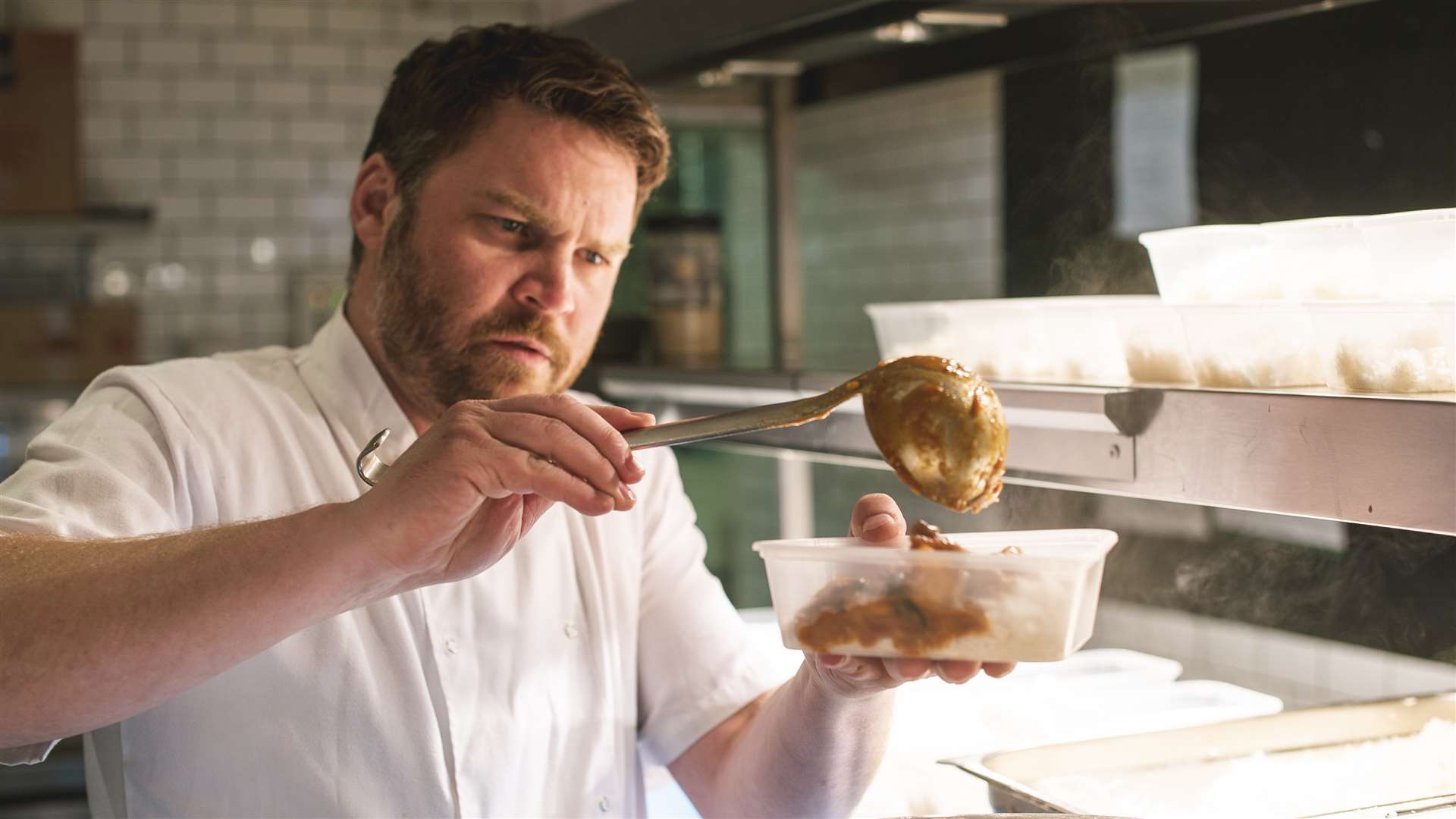 Restaurant-quality meals are provided (Wonderland Communications/PA)