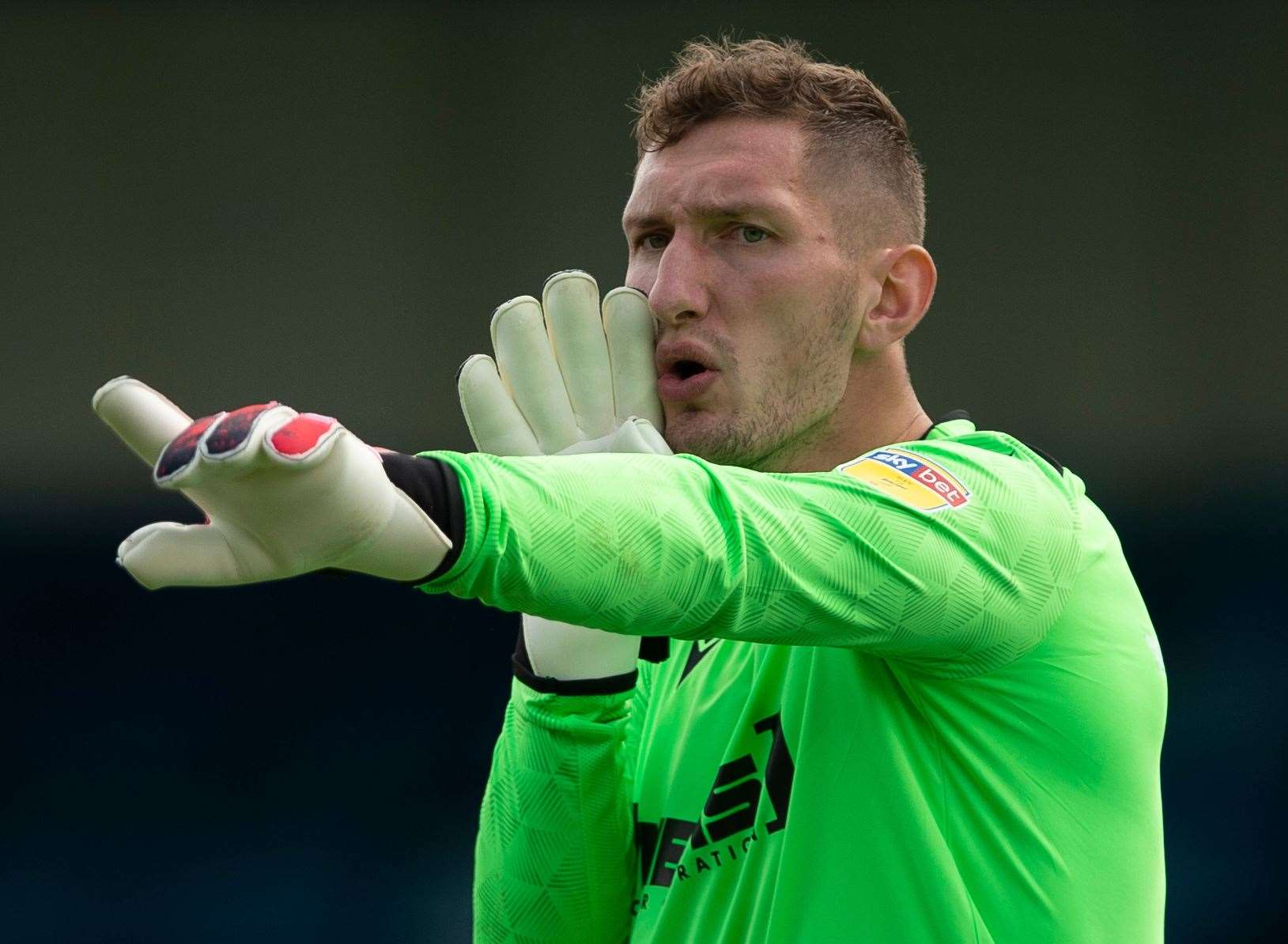 Gillingham keeper Jack Bonham. Picture: Ady Kerry