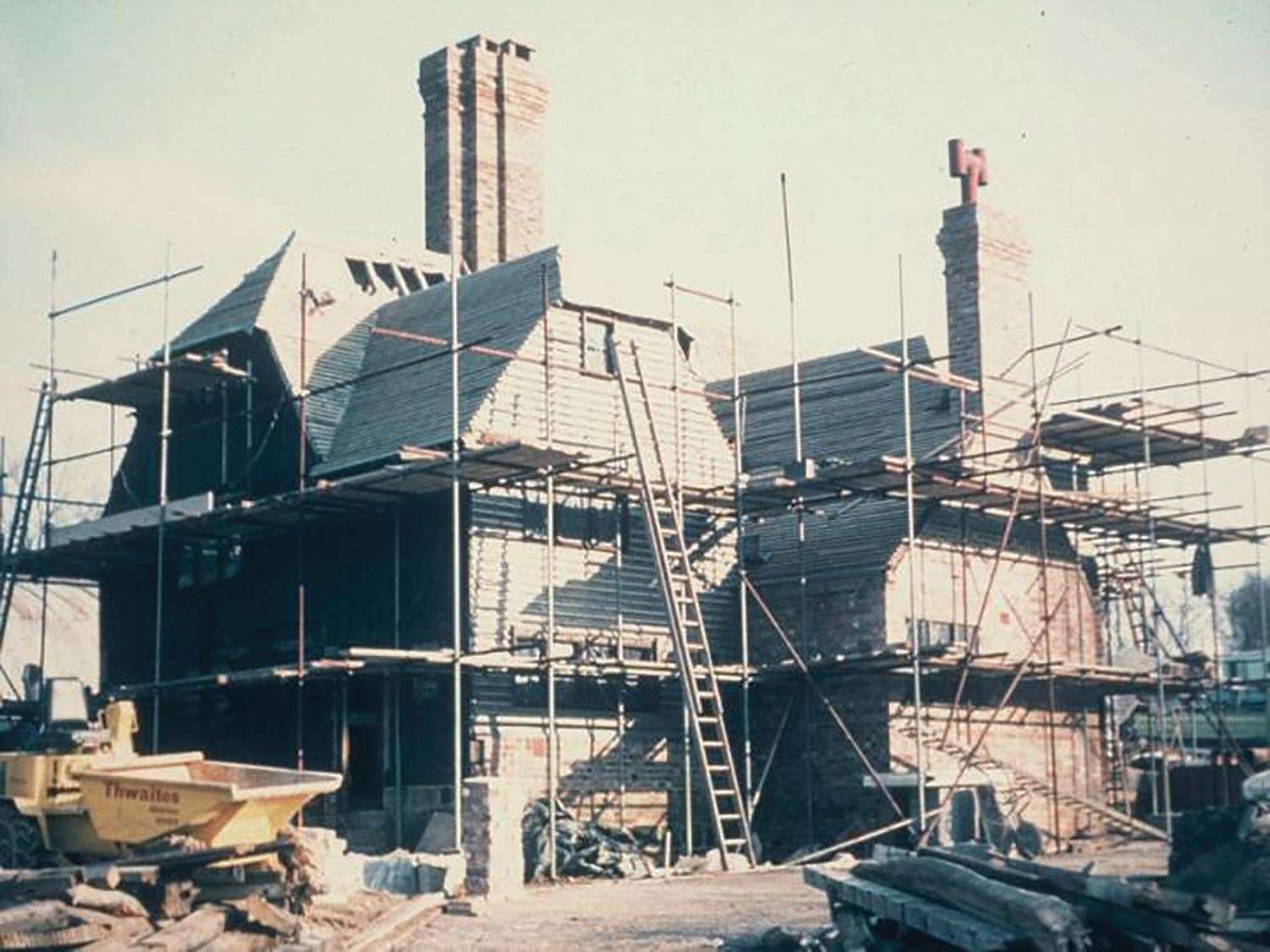 Dunsters Millhouse being dismantled in 1973