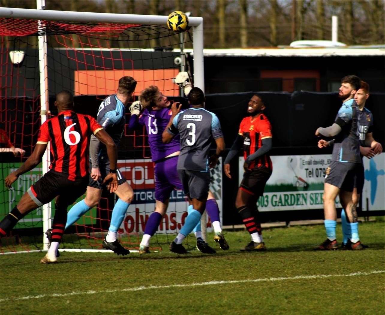 Sittingbourne drew 1-1 with Three Bridges on Saturday. Picture: Paul Golding