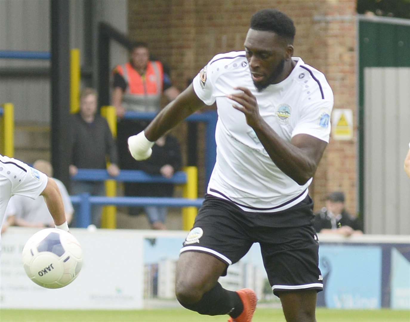 Dover striker Inih Effiong. Picture: Paul Amos