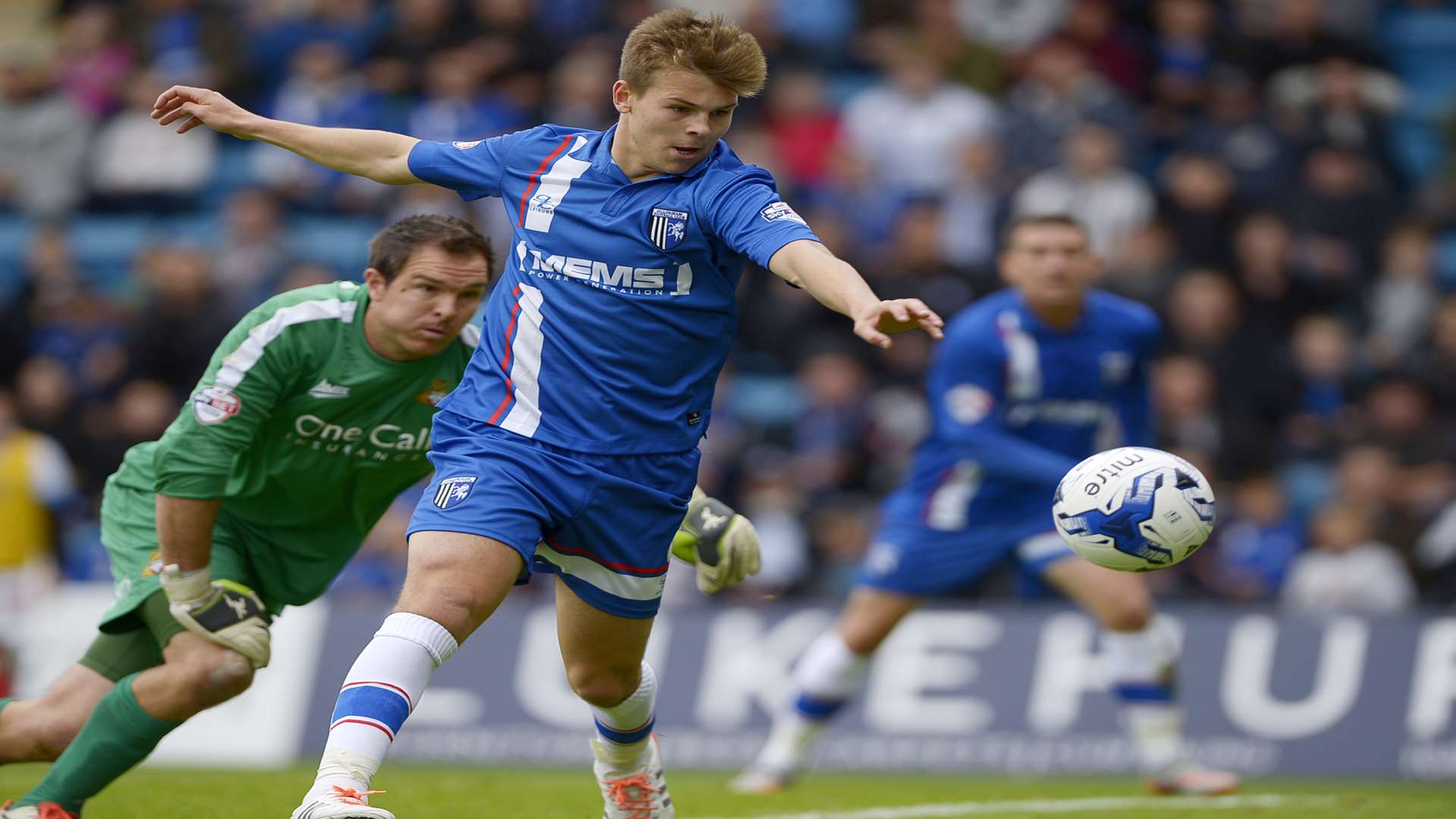 Jake Hessenthaler fires home the winner against Doncaster Picture: Barry Goodwin