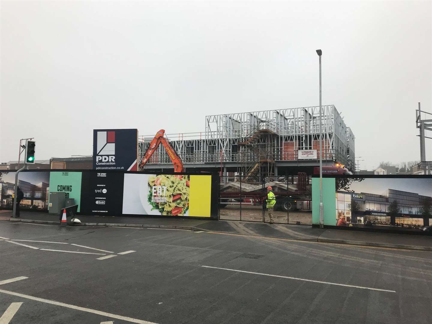 The new Travelodge hotel in Sittingbourne is going up (8368271)