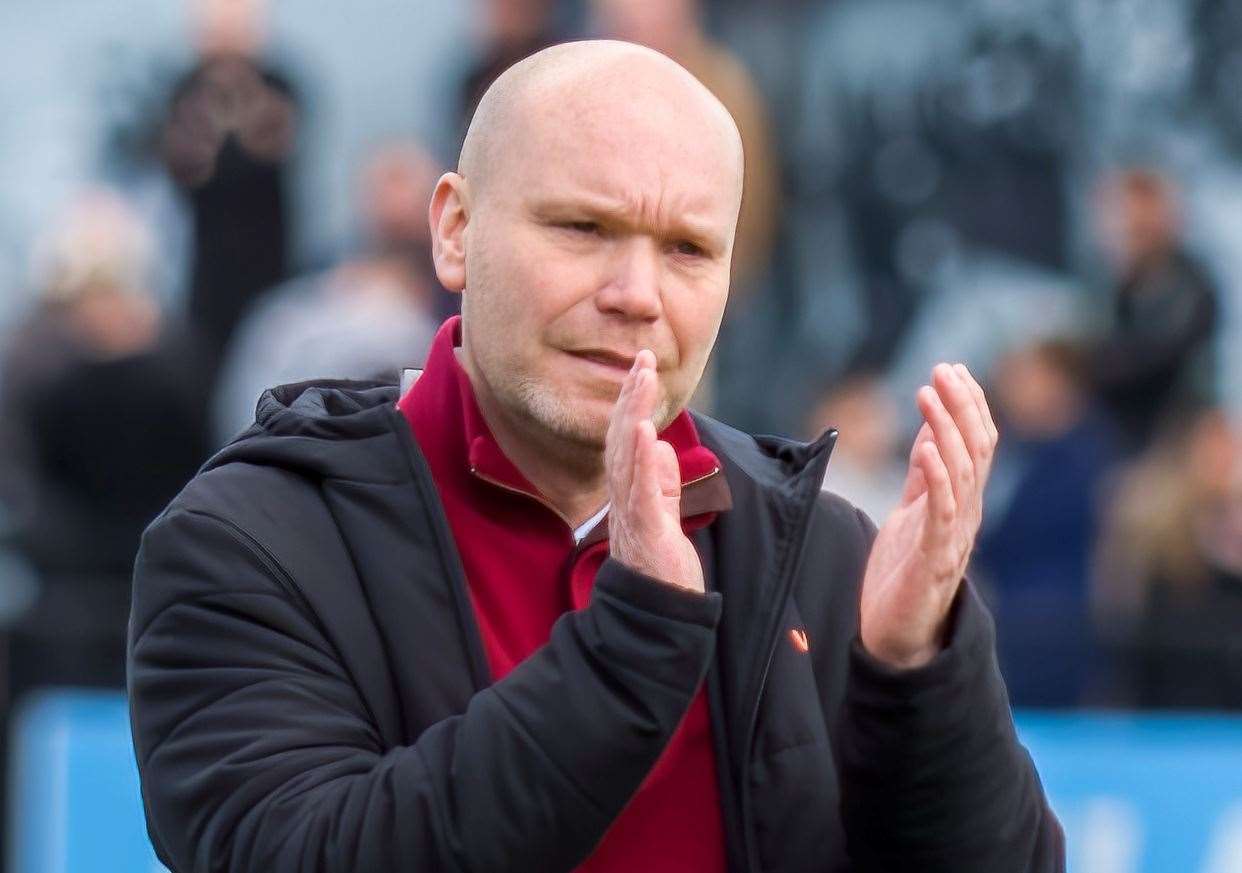 Former Ebbsfleet manager Danny Searle. Picture: Ed Miller/EUFC