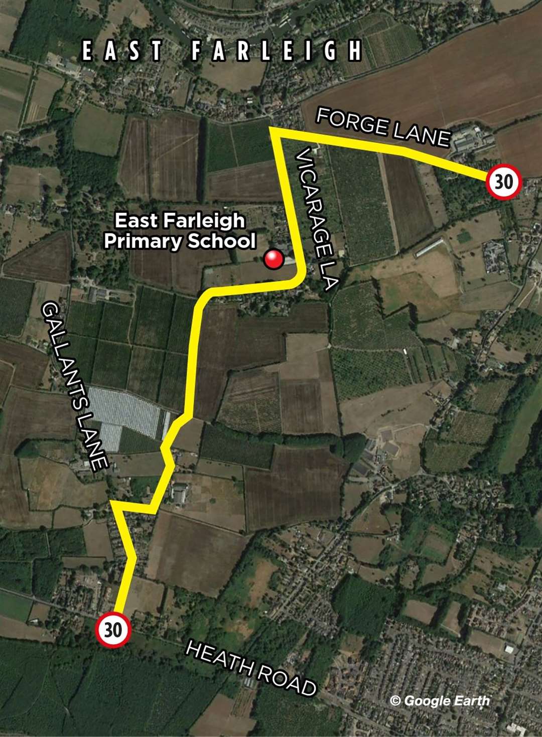 New 30mph limit proposed for East Farleigh