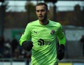 Dartford goalkeeper Ryan Sandford. Picture: Steve Terrell