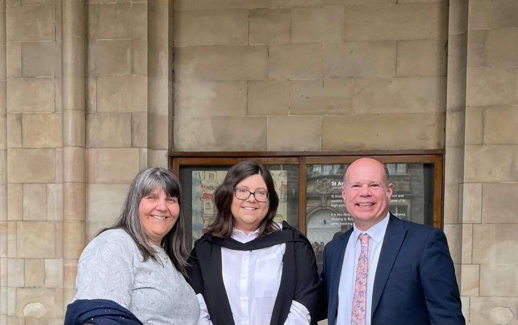 Lucy and her parents, who bought their first home when they were 23 and 26 years old