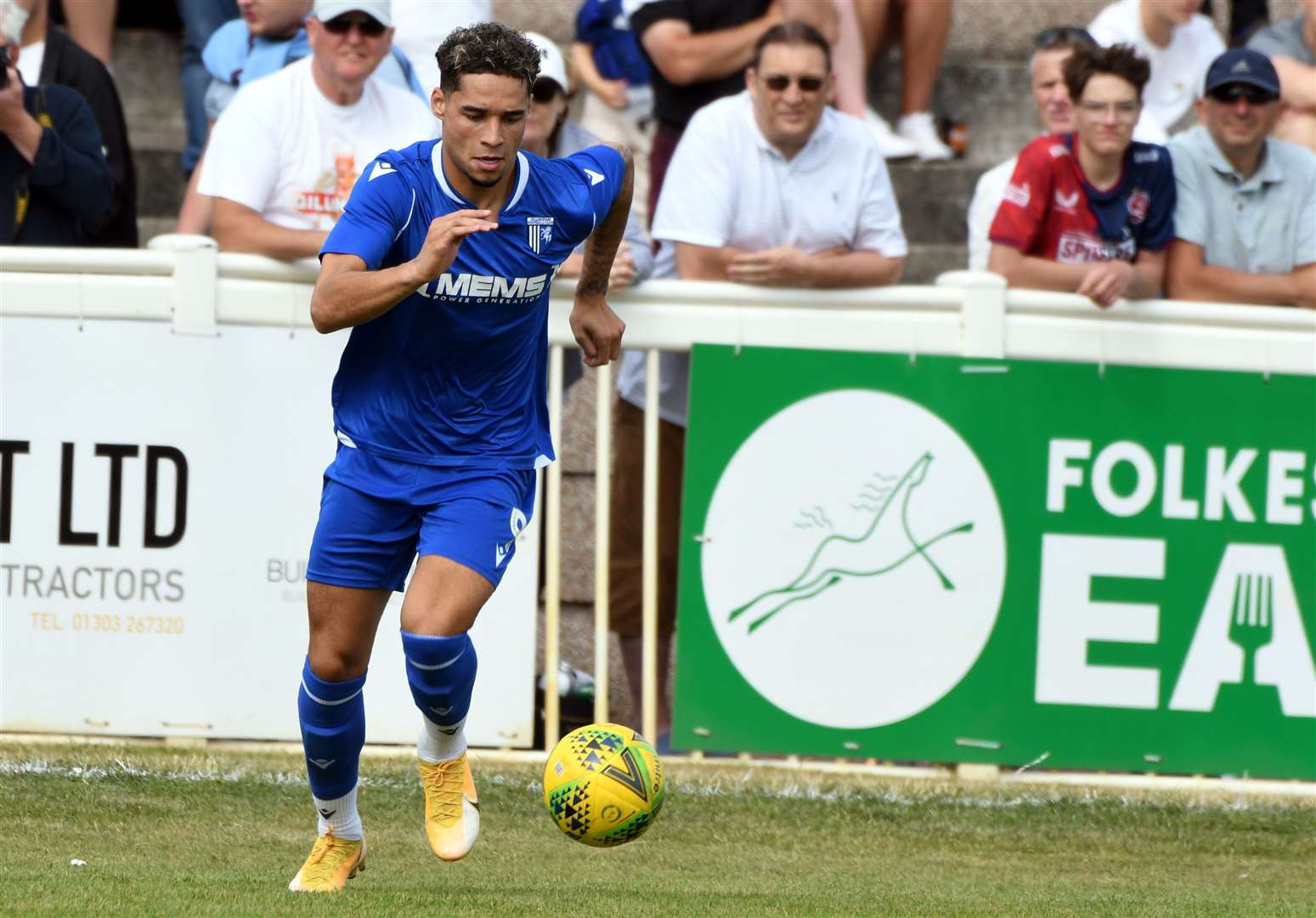 Striker Lewis Walker in action for Gillingham. Picture: Barry Goodwin