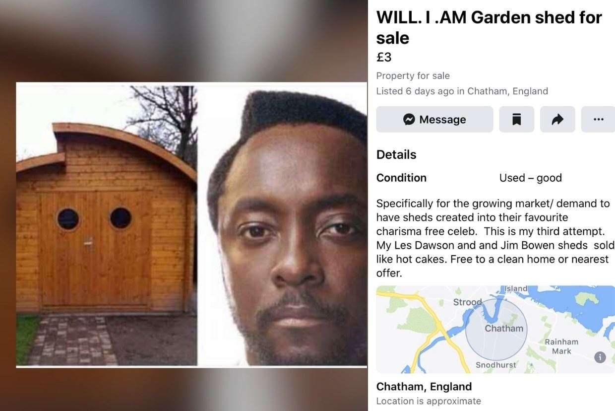 A steal for a celebrity-styled shed