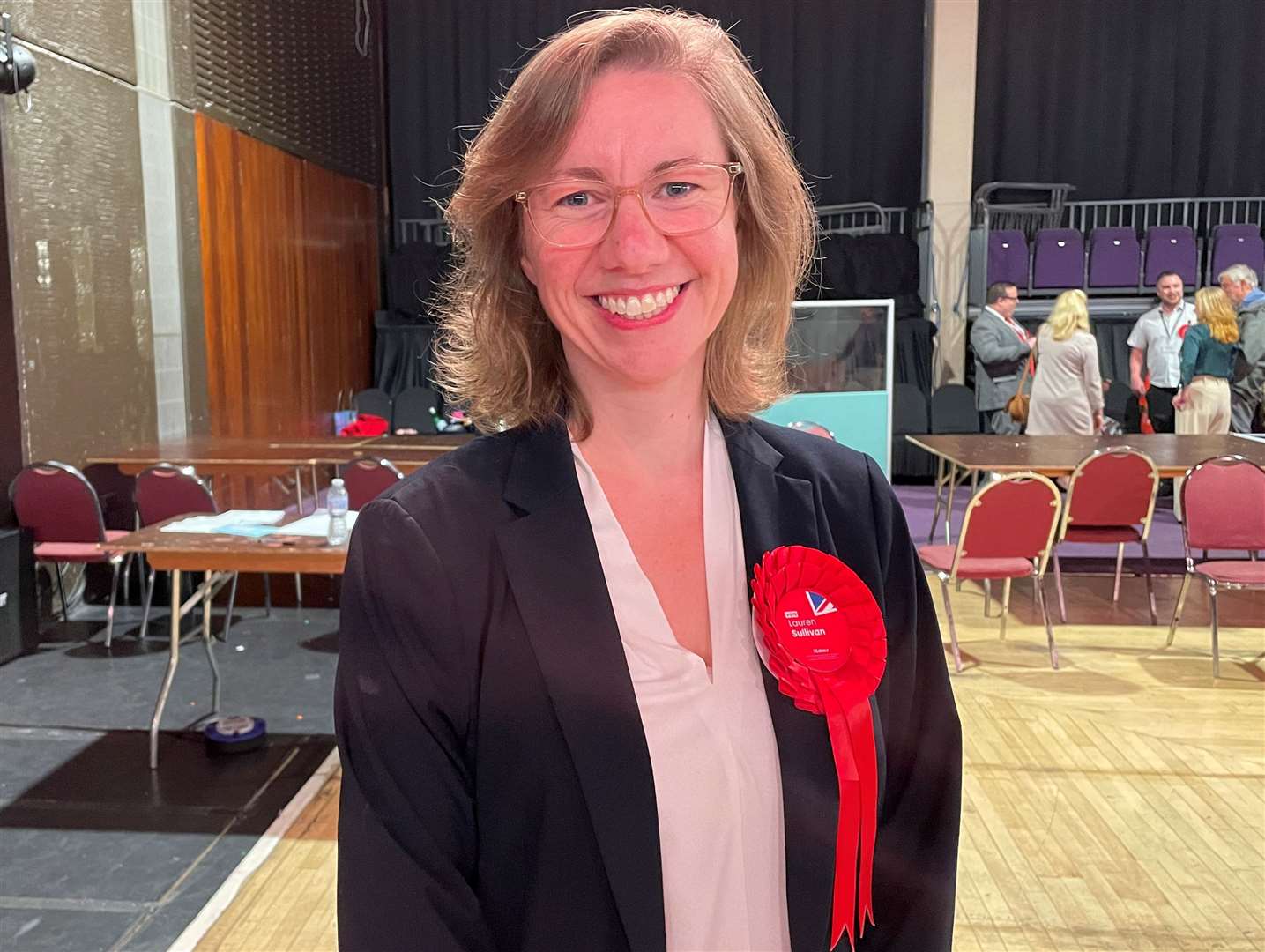 Lauren Sullivan (Lab) has been elected as Gravesham's new MP