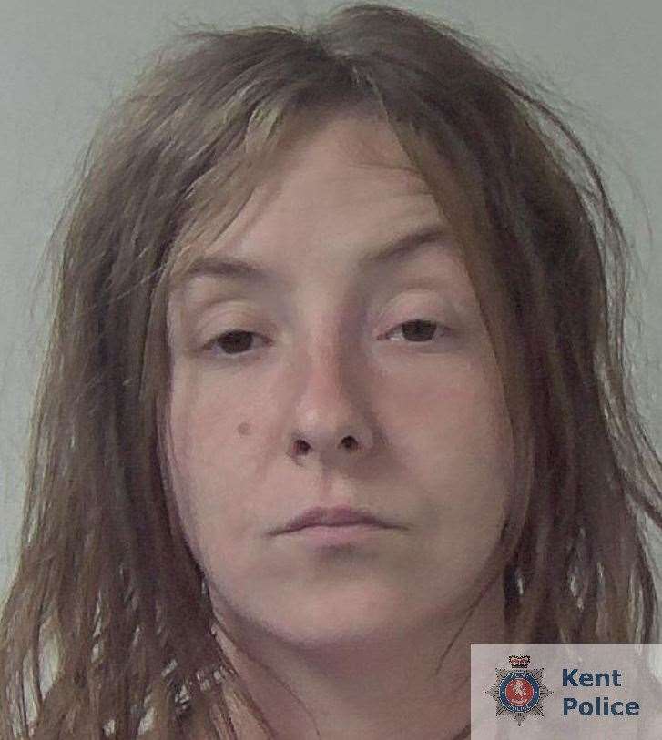 Rhiannon Thomas was locked up for a year. Picture: Kent Police