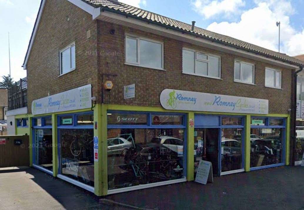 Romney Cycles is on the High Street in New Romney. Picture: Google