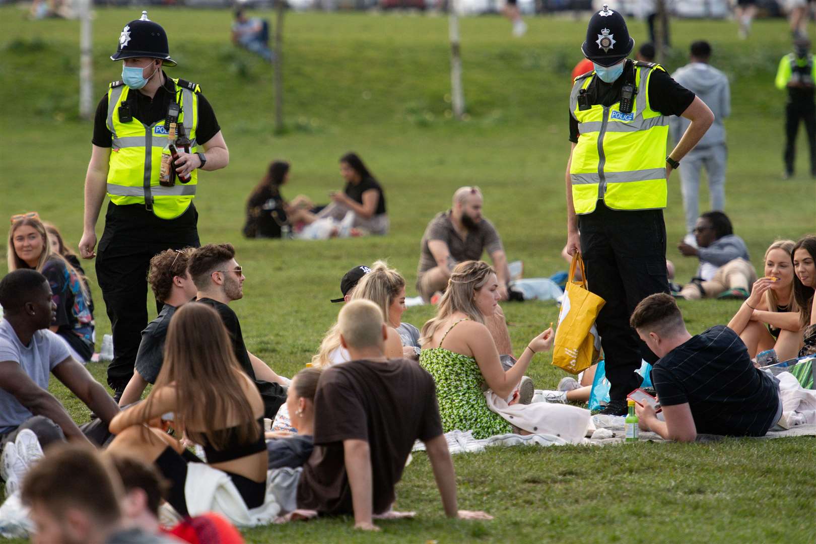 Police have warned people not to gather in large groups over the Easter weekend (Jacob King/PA)