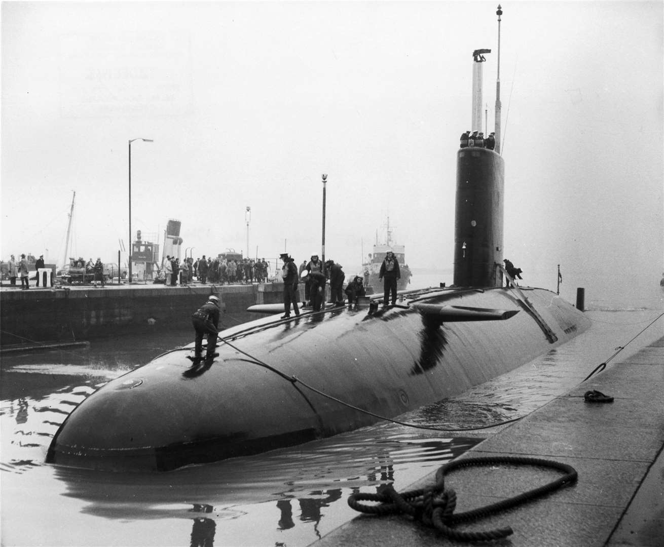 Nigel worked on nuclear submarines like this one. Picture: Chatham Historic Dockyard Trust