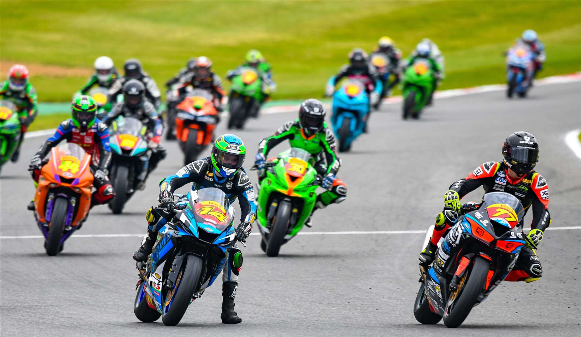 Folkestone's Jack Nixon (No.14) on track at Brands Hatch Picture: Camipix Photography