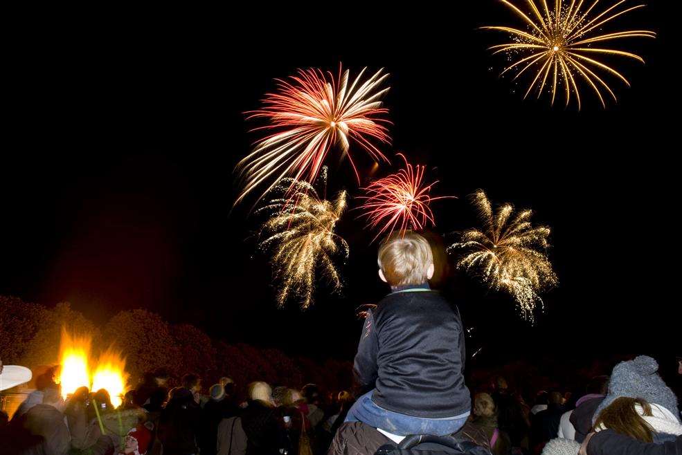 The best seat in the house at last year's Tyler Hill display