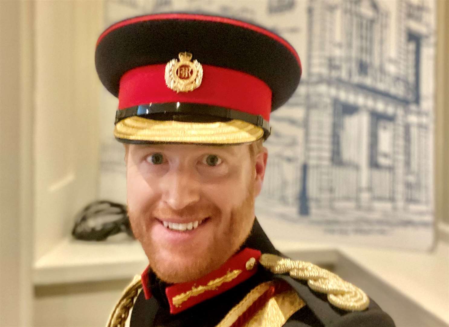 Rhys Whittock can now make upwards of £1,000 in a single day as a Prince Harry lookalike. Picture: SWNS