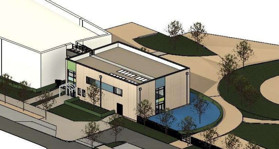 A 3D plan for a SEN teaching block at Strood Academy. Picture: Bailey Partnership