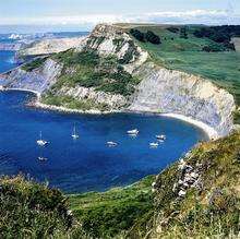 Lulworth Cove in Dorset. Picture courtesy www.visit-dorset.com