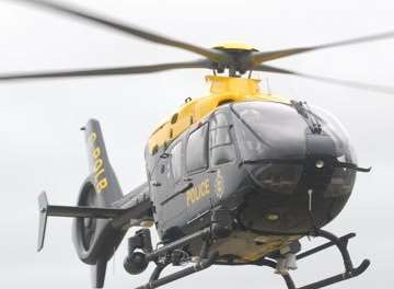 An NPAS helicopter was sent to help