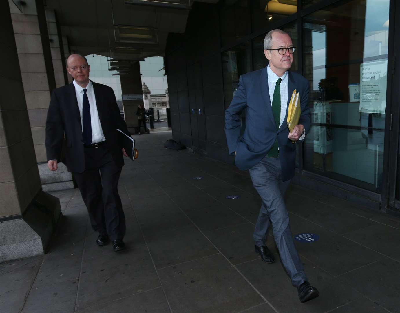 Professor Chris Whitty and Sir Patrick Vallance (Yui Mok/PA)