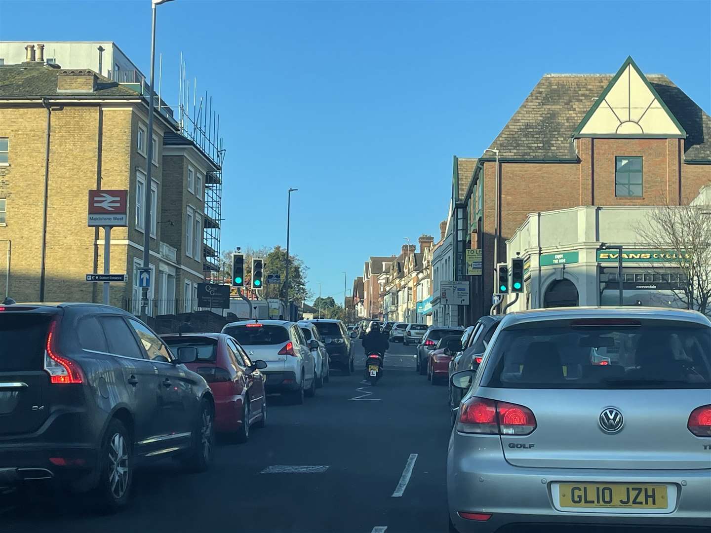 Shock as sinkhole closure of Tonbridge Road in Maidstone is