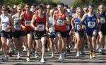 Runners at the start of the Larkfield 10k