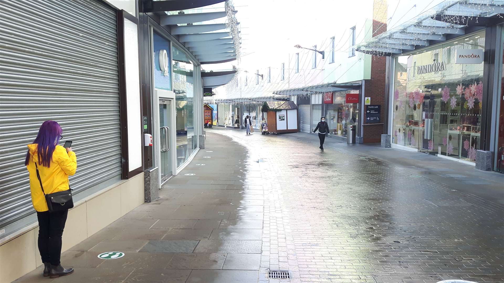 Fremlin Walk was almost empty earlier today