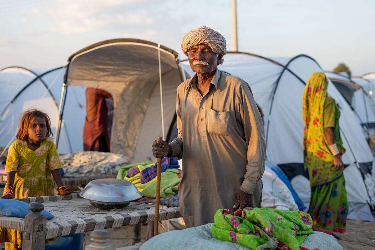 Last year’s flooding in Pakistan affected around 33 million people and killed over 1,700 (ShelterBox/PA)