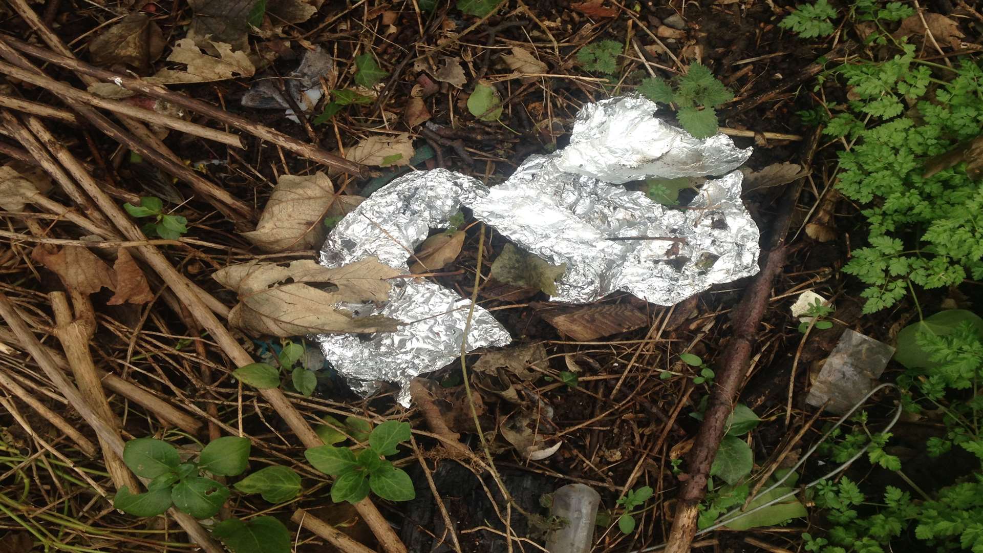 Drug paraphernalia has been found in wooded areas, usually used for dog walkers and an area for children to play