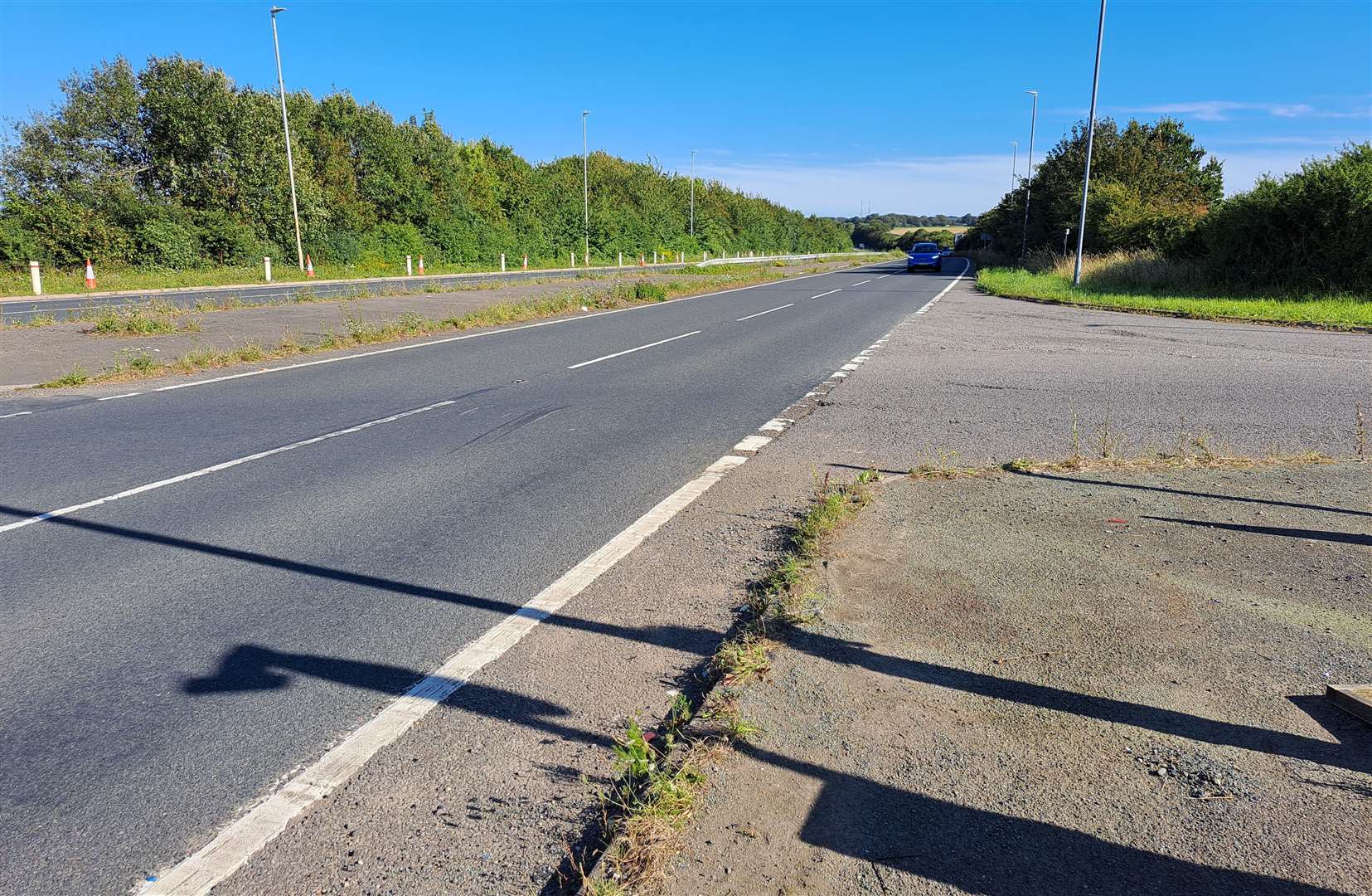 The accident happened on the A256 Whitfield Bypass near the junction with Sandwich Road