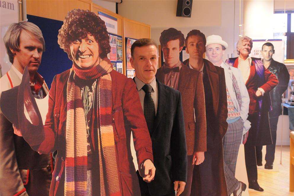 Town centre manager Graham Long, unlikely to replace Peter Capaldi as the 12th Doctor