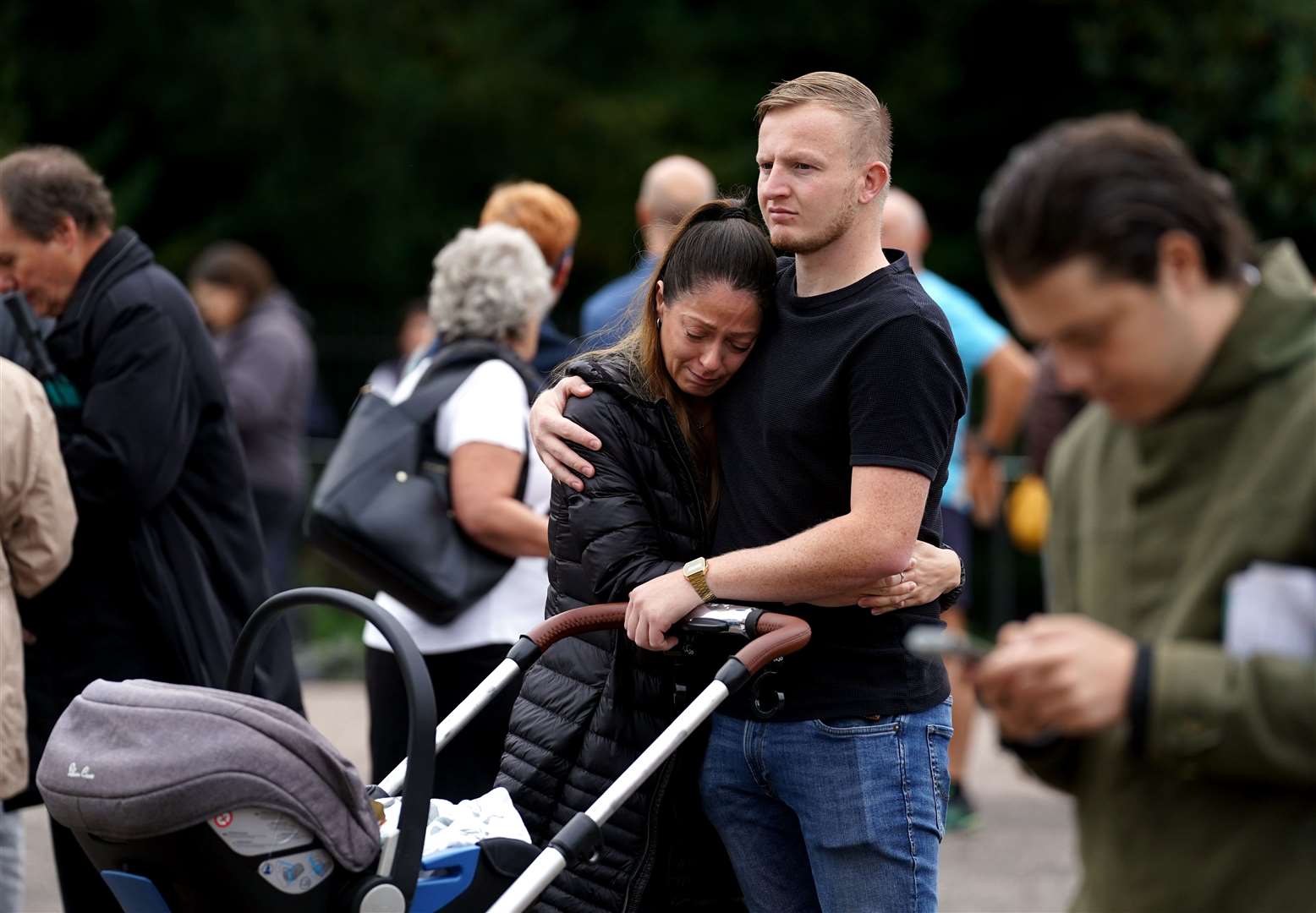 People from across the country are mourning the loss of the monarch (Adam Davy/PA)