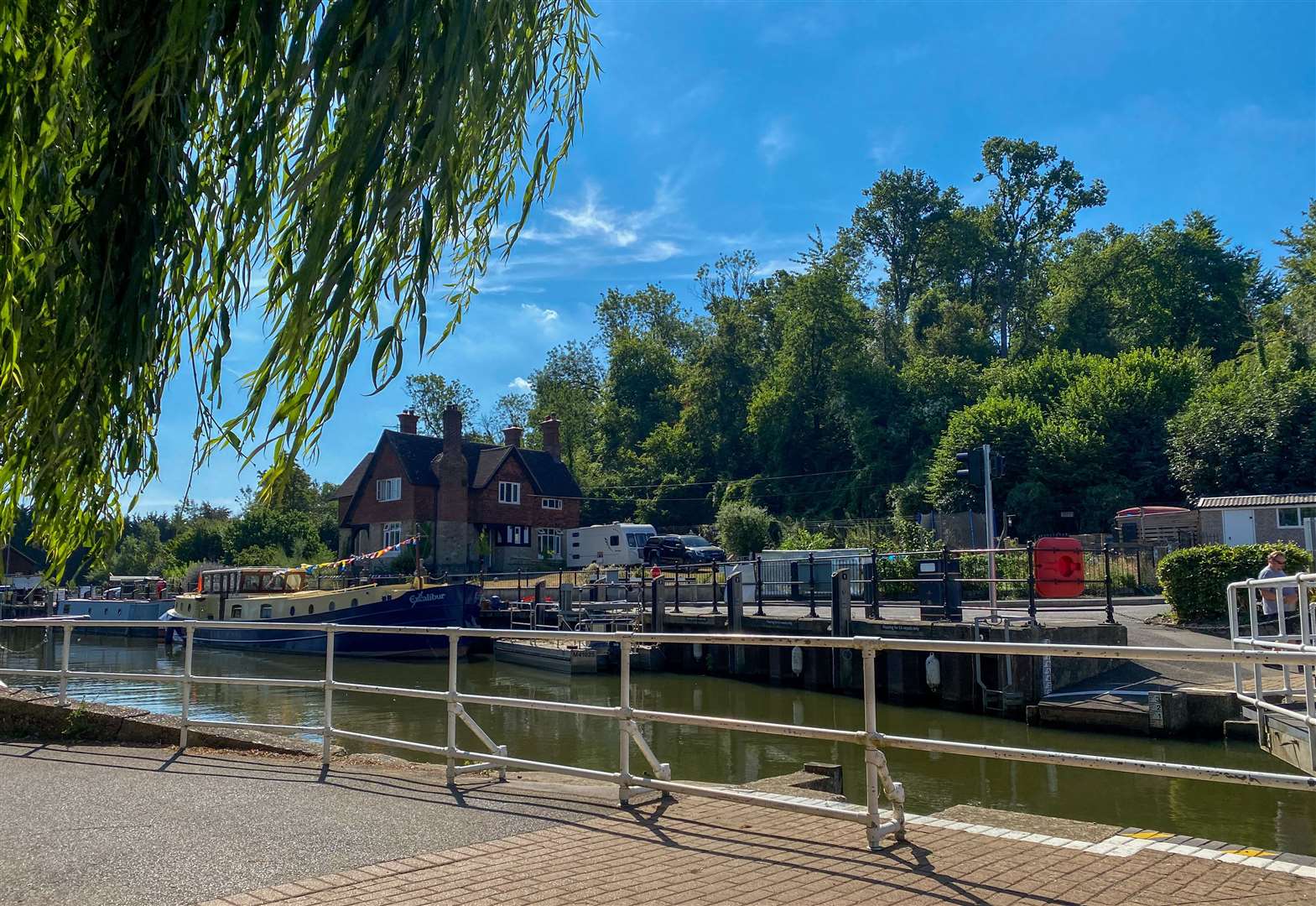 The view from where we sat was unexpectedly beautiful and really made breakfast feel special. Picture: Sam Lawrie