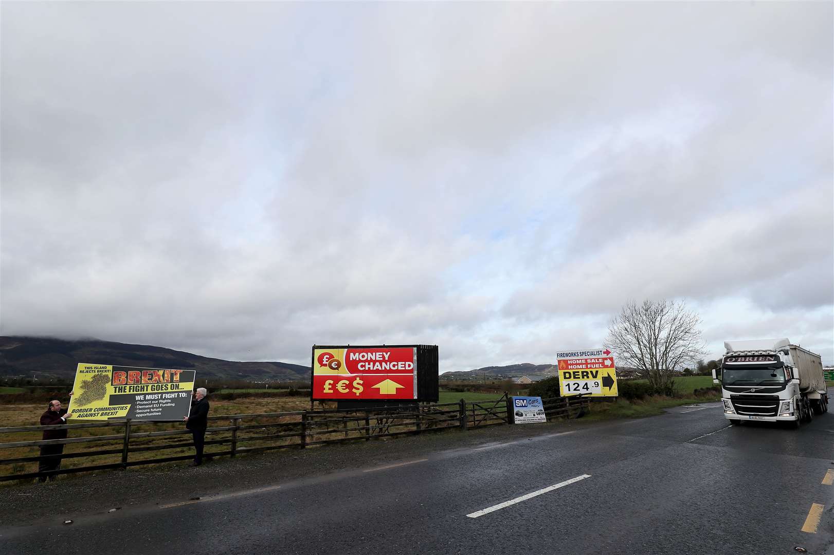 At present visitors from Great Britain can travel through Northern Ireland and across the open land border into the Republic without quarantining (Brian Lawless/PA)