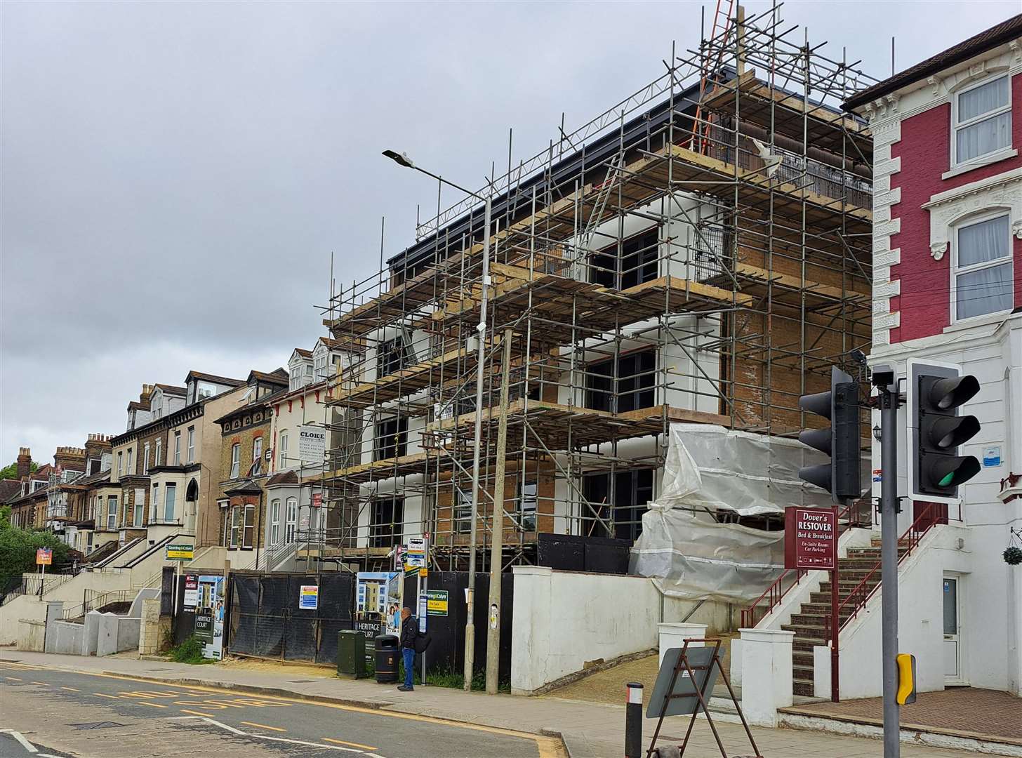 Heritage Court, a new housing development at Folkestone Road