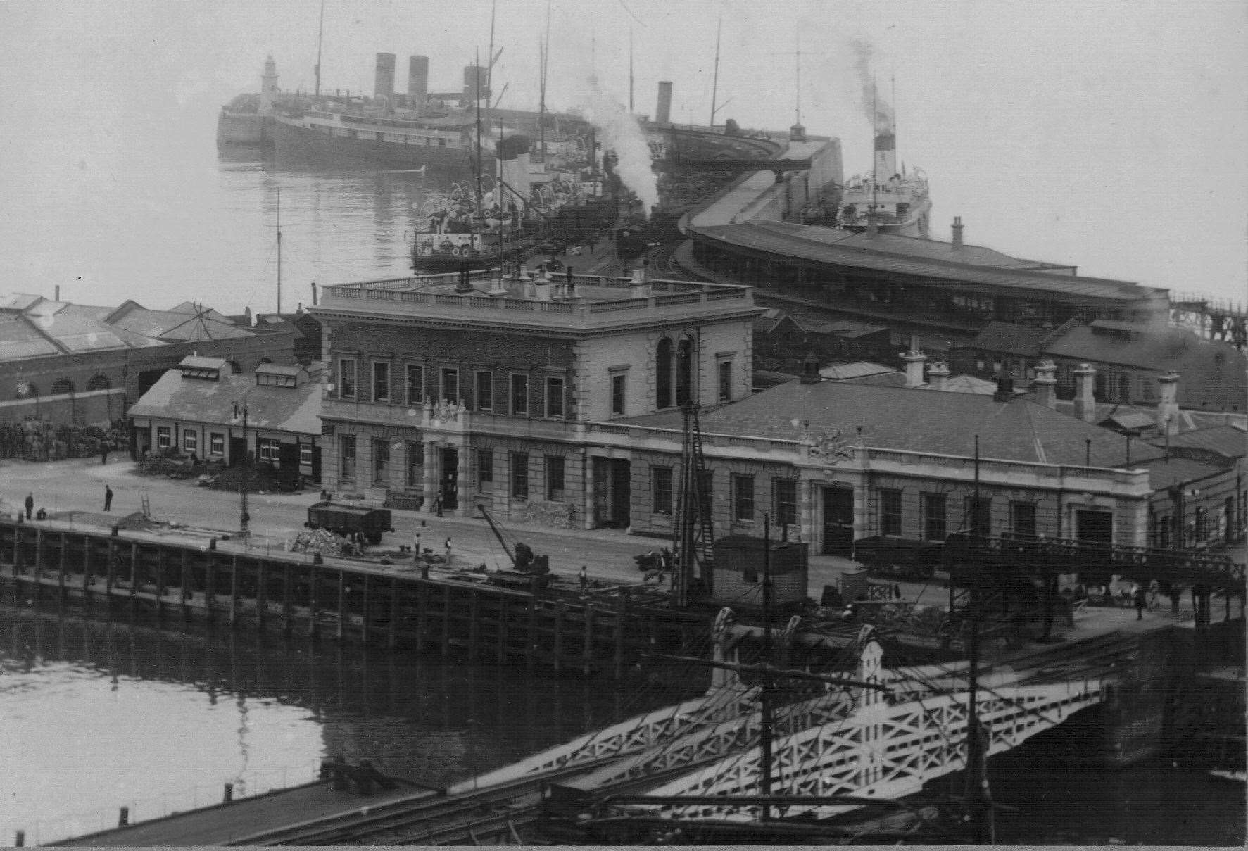 How the Harbour Arm looked when Folkestone was still a working cross-Channel port. Picture: Alan Taylor