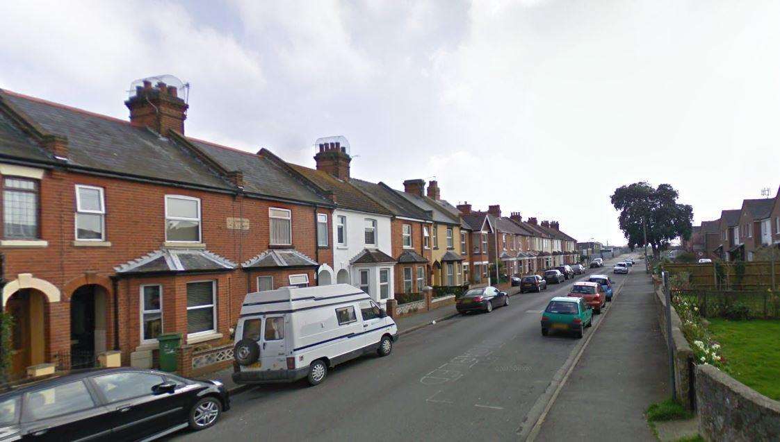 Fort Road, Hythe. General view. Credit: Google Maps (6492458)