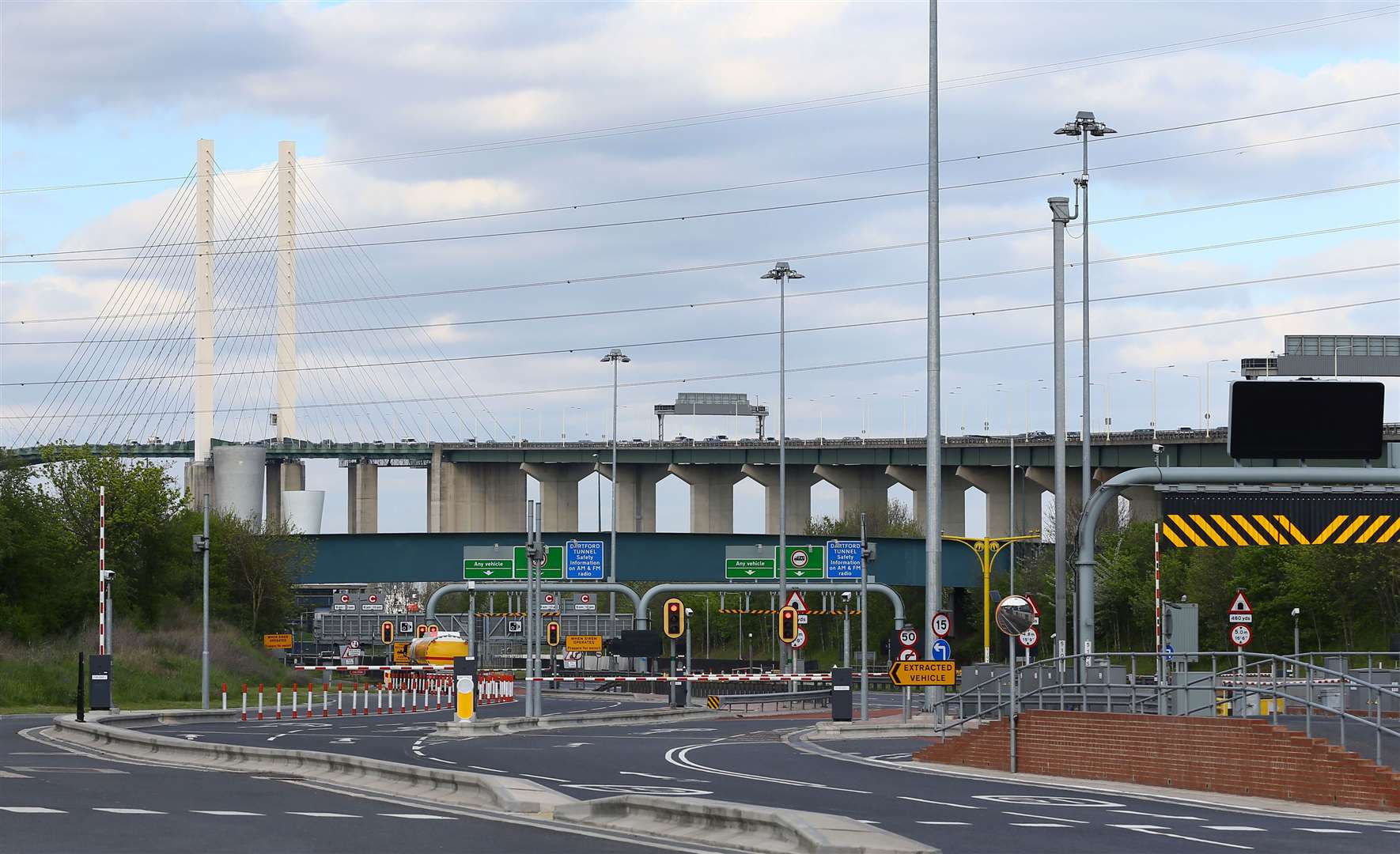 The Lower Thames Crossing would be the first new crossing of the Thames east of London since the Queen Elizabeth II Dartford Crossing bridge opened in 1991 (PA)