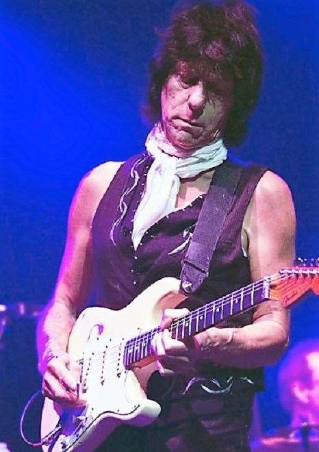 The legendary guitarist Jeff Beck