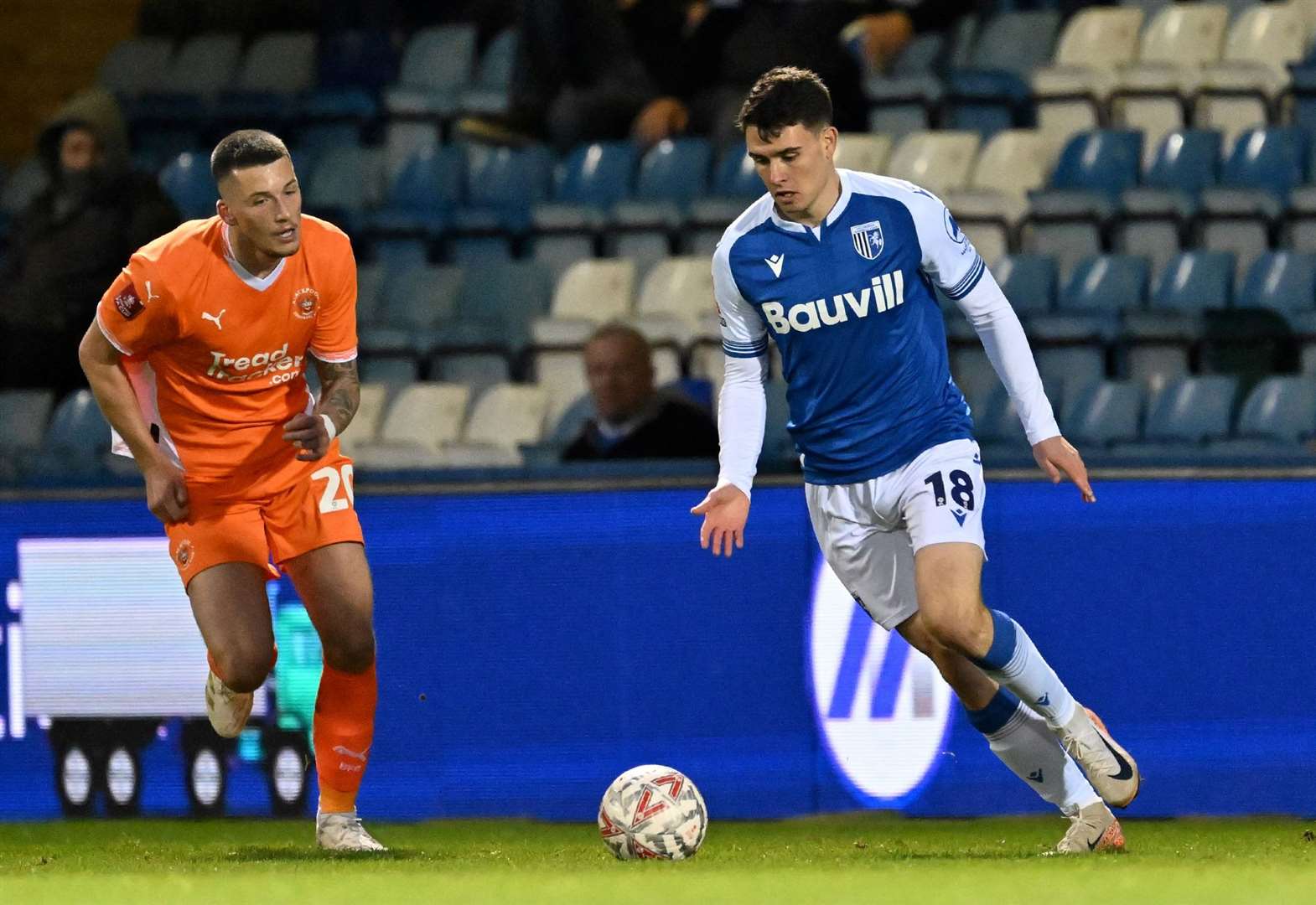 Marcus Wyllie moved to the Gills in the summer after winning promotion at Enfield Town Picture: Keith Gillard