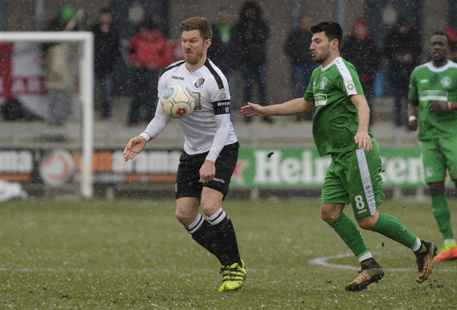 Elliot Bradbrook on the ball against Hemel Hempstead Picture: Andy Payton