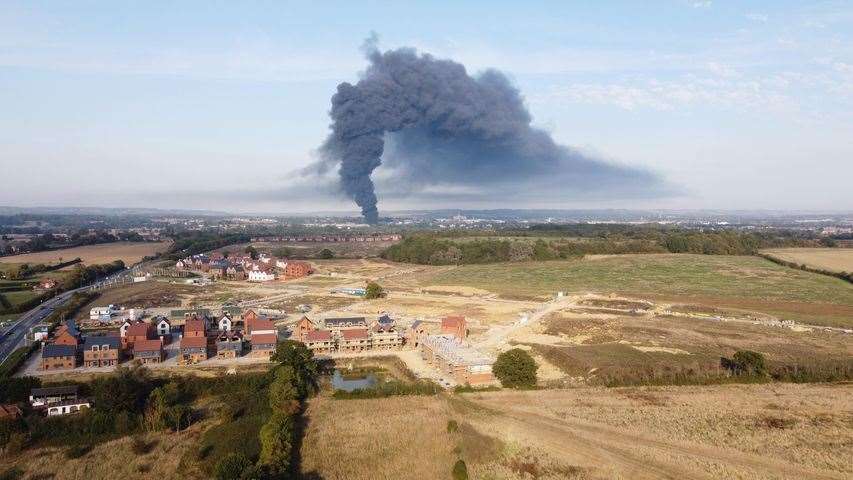 The view from Chilmington Green Road. Photo: Richard Harris