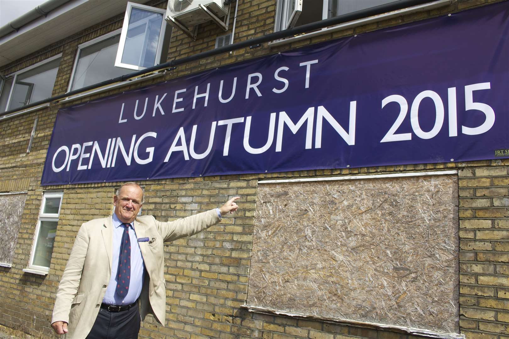 Martin Lukehurst prepares for the opening day