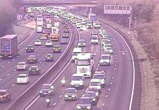 The M25 near junction 5 for the M26. Picture: Highways England