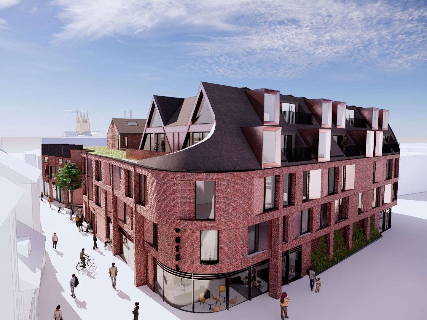 How the New Rents hotel in Ashford is set to look. Picture: Hollaway