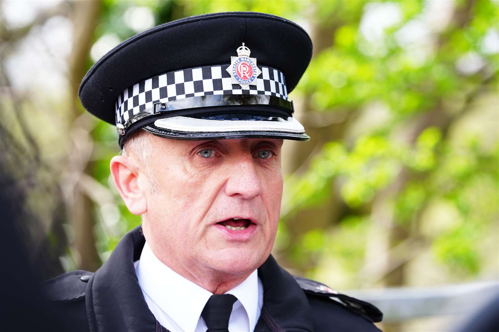 Chief Superintendent Tony Creely said the force’s forensic teams and detectives will be in the area ‘for some time’ (Peter Byrne/PA)(